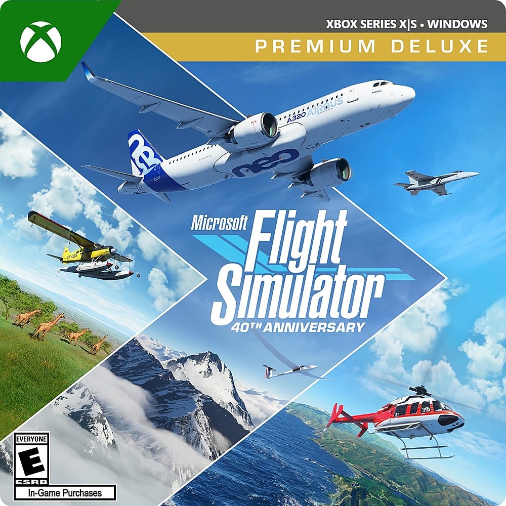 Flight Simulator: 40th Anniversary Premium Deluxe Edition - Xbox Series X, Xbox Series S, Windows [Digital] product image