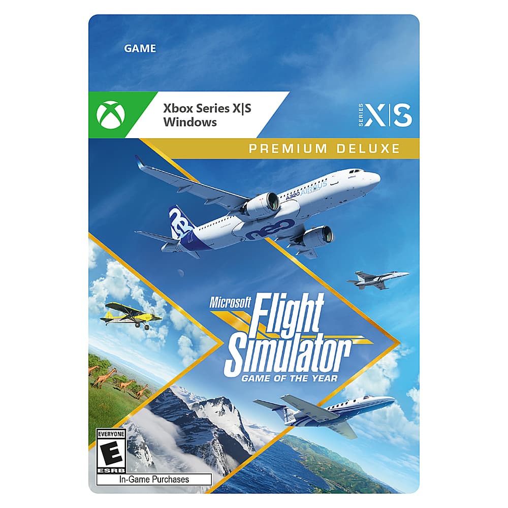 Flight Simulator Game of the Year Premium Deluxe Edition - Xbox Series X, Xbox Series S, Windows [Digital] product image