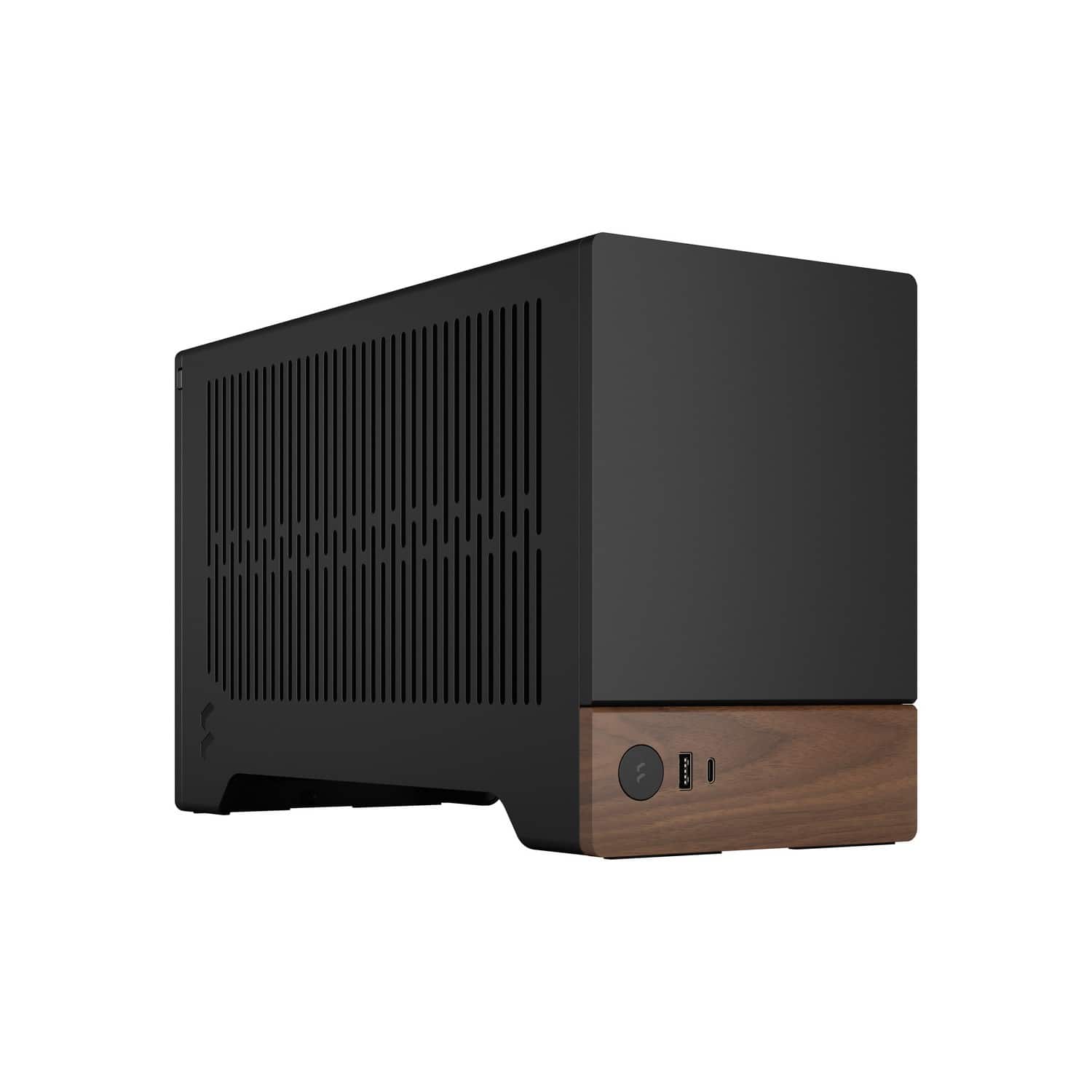 Fractal Design - Terra Graphite with PCIe 4.0 Riser Mini-ITX Small Form Factor PC Case - Black product image