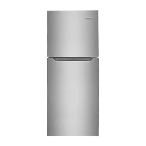 Frigidaire - 10.1 Cu. Ft. Garage Ready Top-Freezer Refrigerator - Fingerprint-Resistant Stainless Steel Look product image