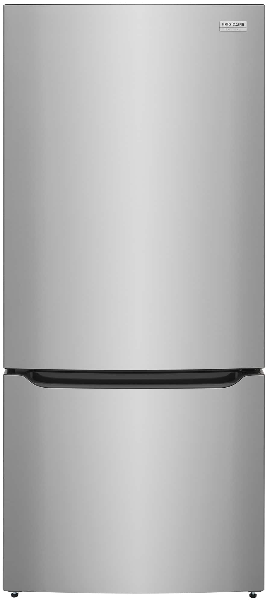 Frigidaire - 20.3 Cu. Ft. Bottom Freezer Standard Depth Refrigerator with Internal Water Dispenser - Smudge Proof Stainless…