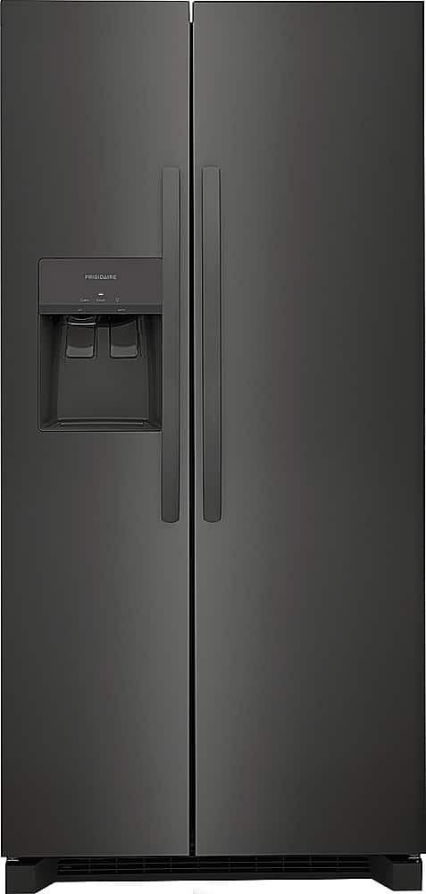 Frigidaire - 22.3 Cu. Ft. Side-by-Side Refrigerator with EvenTemp Cooling System - Black product image