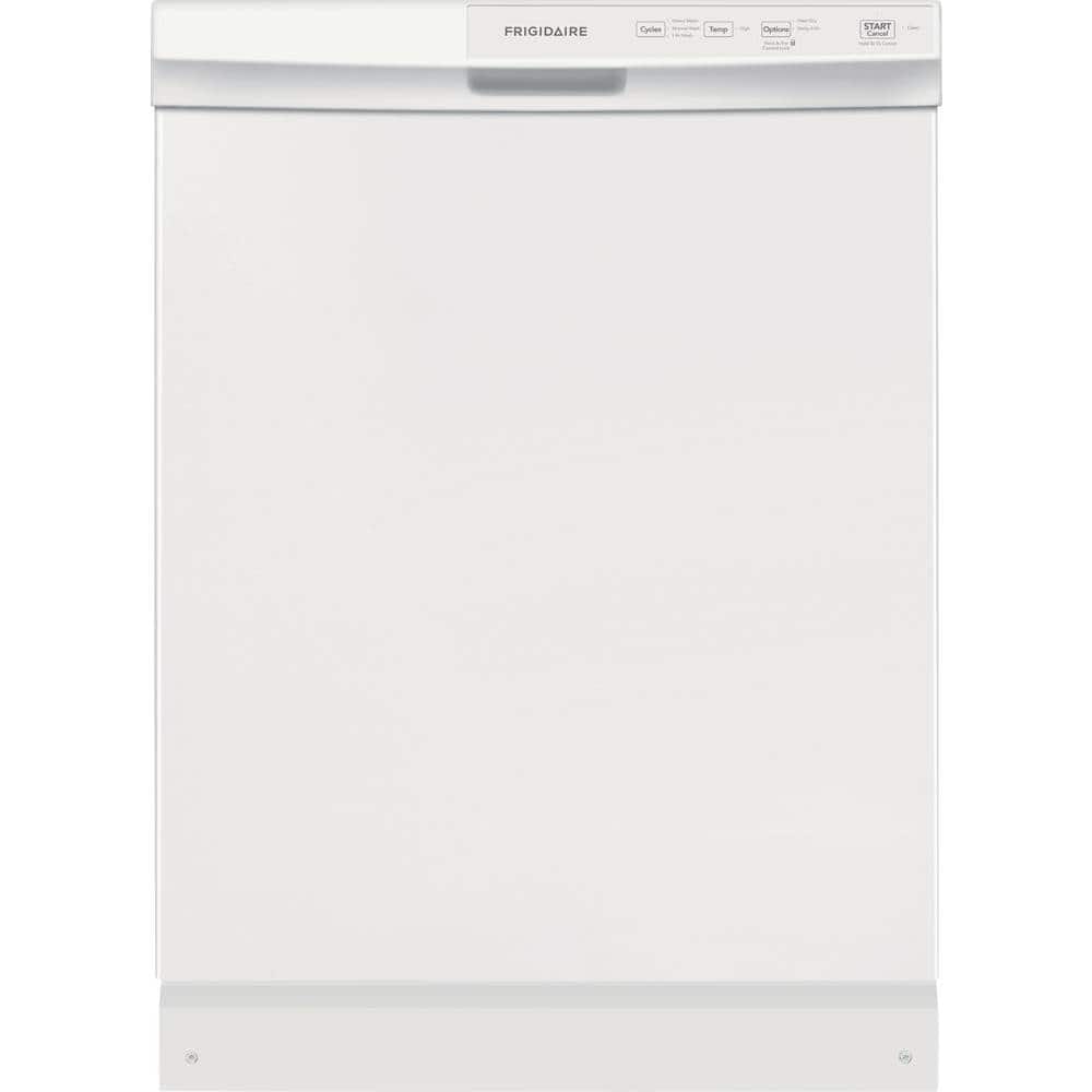 Frigidaire - 24" Front Control Built-In Dishwasher with PowerPlus Cycle, 60 dBA - White product image