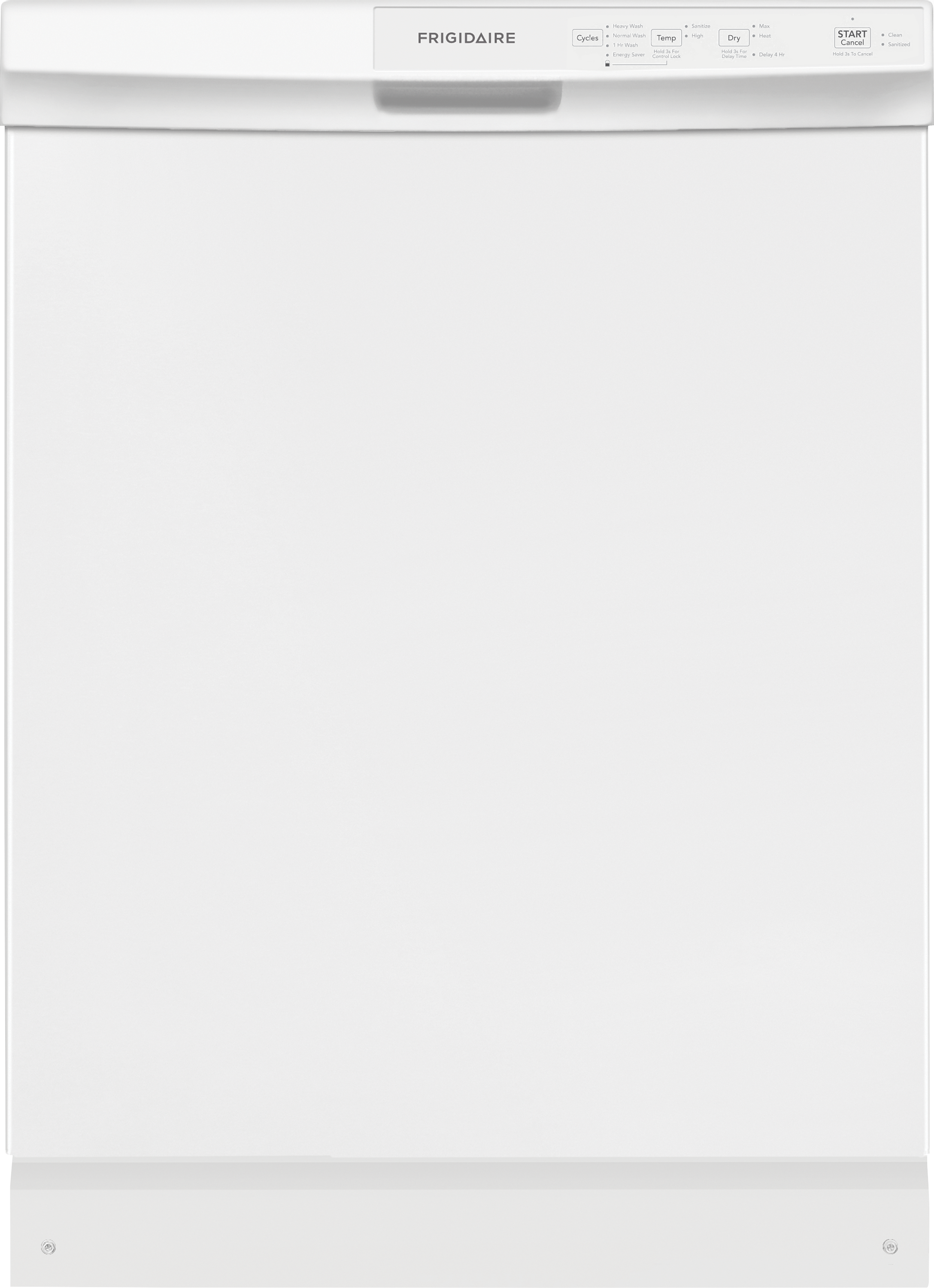 Frigidaire - 24" Front Control Built-In Plastic Tub Dishwasher with MaxDry, 54 dBA - White product image