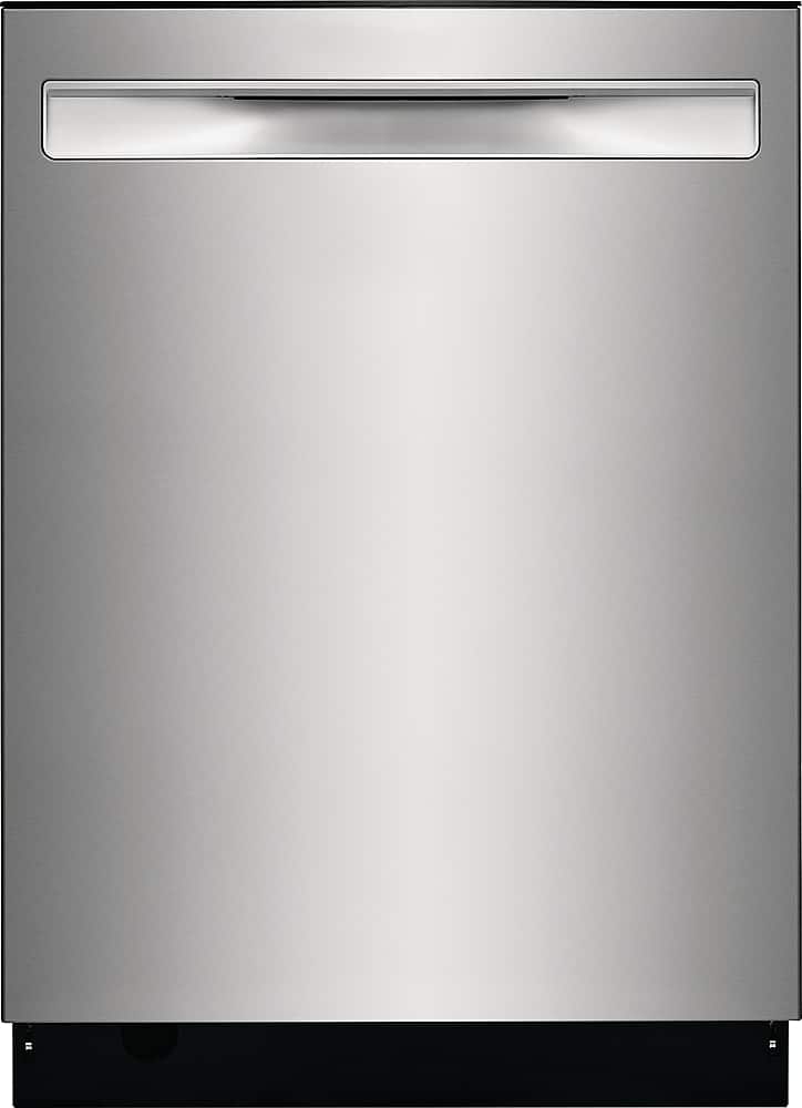 Frigidaire - 24" Top Control Built-In Stainless Steel Tub Dishwasher with 3rd Rack, MaxDry, and 49 dBA - Stainless Steel pro…