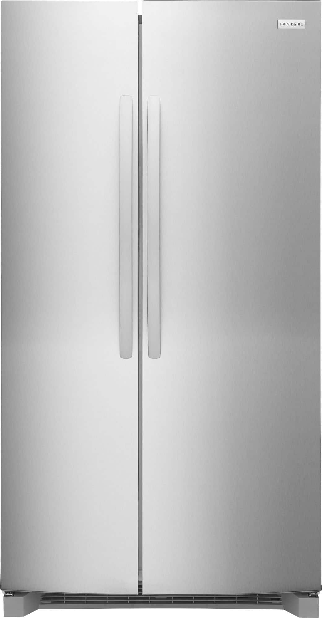 Frigidaire - 26 Cu. Ft. Standard Depth Side-by-Side Refrigerator with CrispSeal Crispers - Smudge Proof Stainless Steel prod…