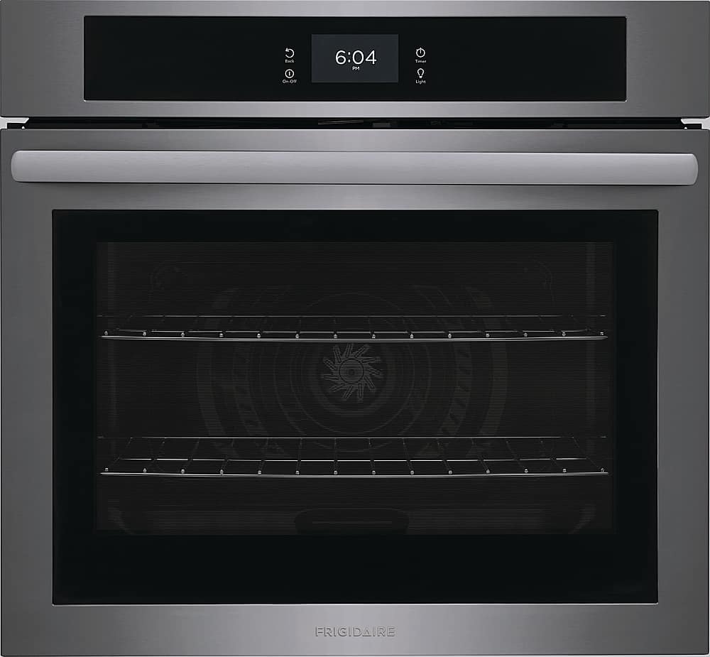 Frigidaire - 30" Built-in Single Electric Wall Oven with Fan Convection - Black Stainless Steel product image