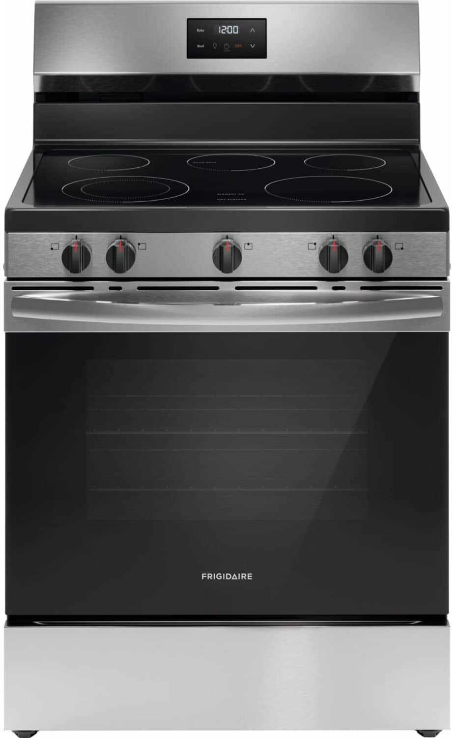 Frigidaire - 30" Electric Range with Quick Boil Element - Stainless Steel product image