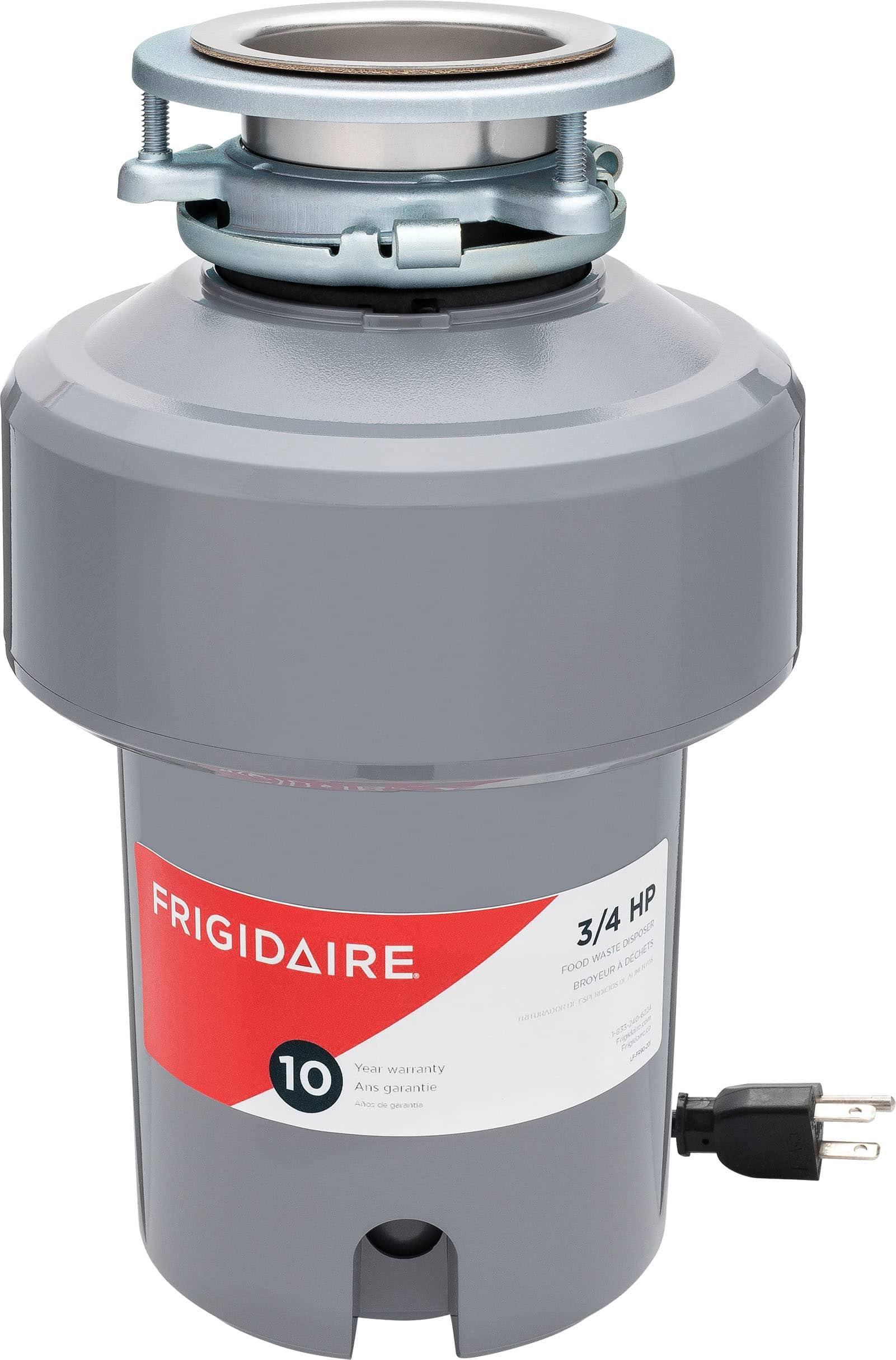 Frigidaire - 3/4HP Corded Garbage Disposal - Gray product image