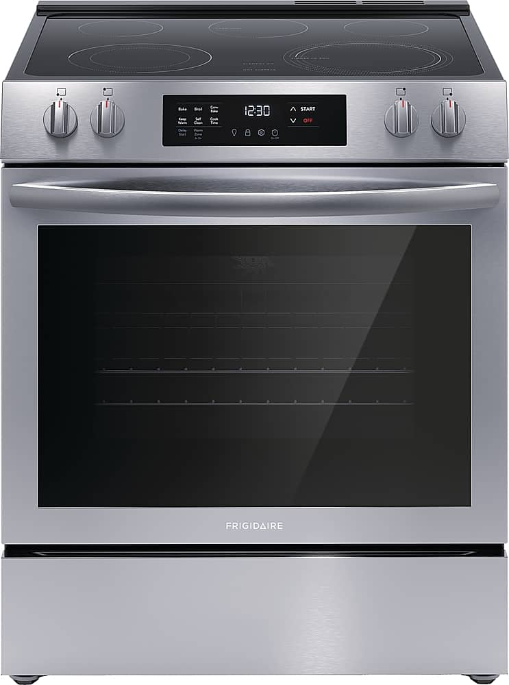Frigidaire - 5.3 Cu. Ft. Freestanding Electric Range with Convection Bake - Stainless Steel product image