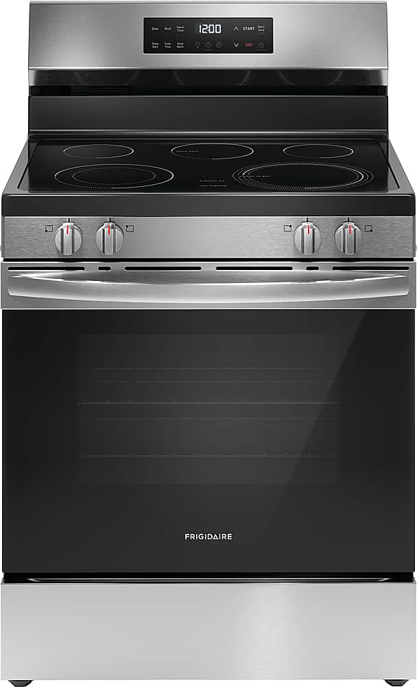 Frigidaire - 5.3 Cu. Ft. Freestanding Electric Range with EvenTemp - Stainless Steel product image