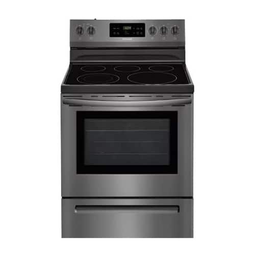 Frigidaire - 5.3 Cu. Ft. Self-Cleaning Freestanding Electric Range - Black Stainless Steel product image