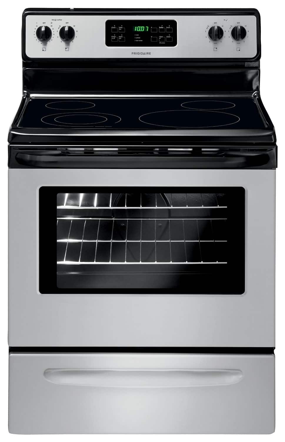 Frigidaire - 5.3 Cu. Ft. Self-Cleaning Freestanding Electric Range - Stainless Steel product image