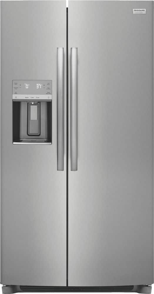 Frigidaire - Gallery 22.3 Cu. Ft. Side-by-Side Counter-Depth Refrigerator - Smudge Proof Stainless Steel product image