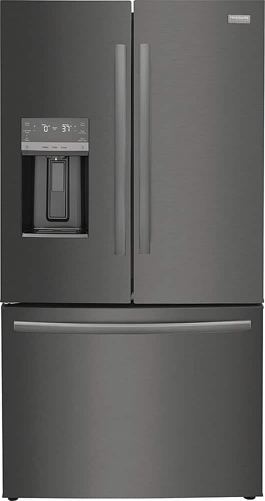 Frigidaire - Gallery 22.6 Cu. Ft. Counter-Depth French Door Refrigerator - Black Stainless Steel product image