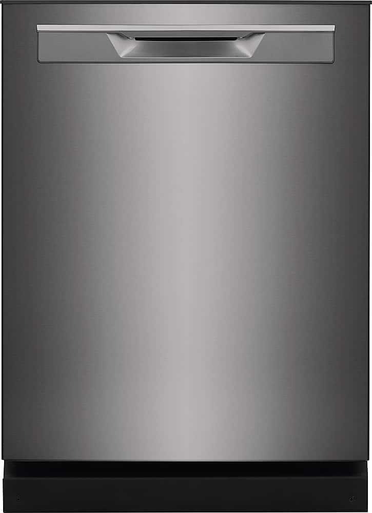 Frigidaire - Gallery 24" Built-In Dishwasher with Dual OrbitClean Wash System, 49dba - Black Stainless Steel product image