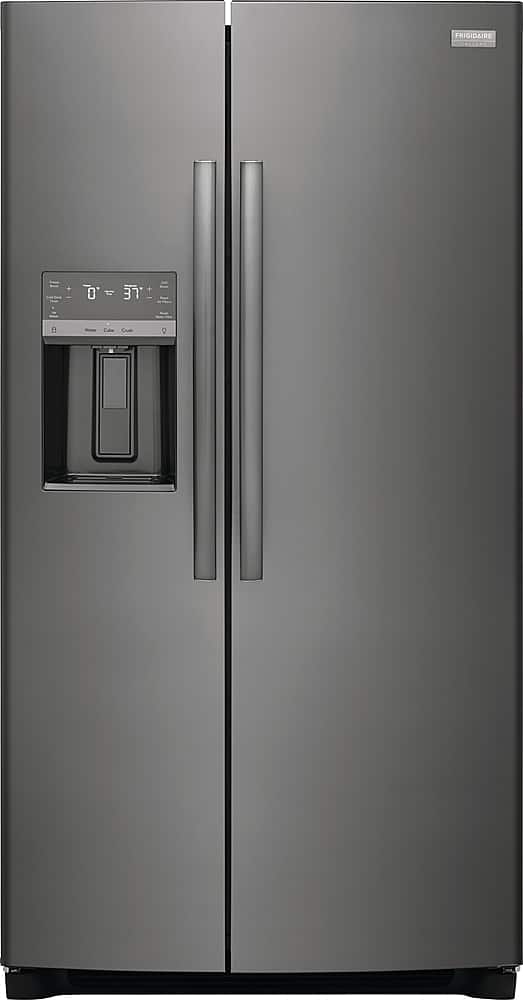 Frigidaire - Gallery 25.6 Cu. Ft. Side-by-Side Refrigerator - Black Stainless Steel product image