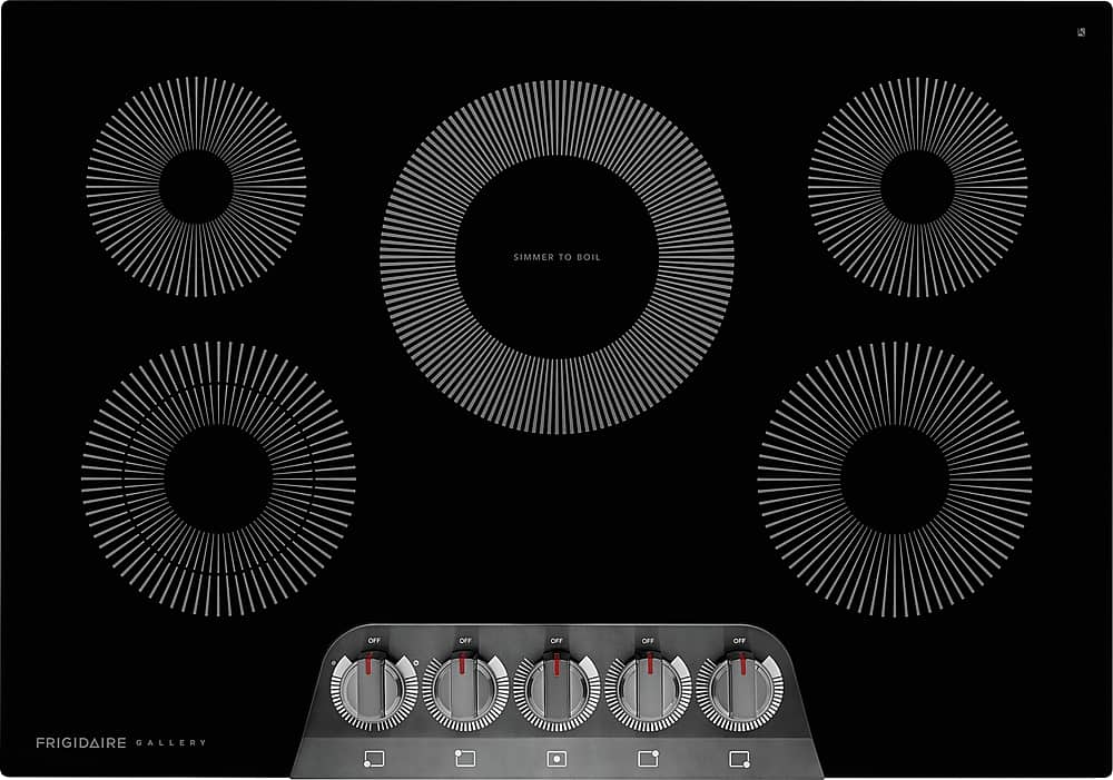 Frigidaire - Gallery 30" Built-In Electric Cooktop - Black Stainless Steel product image