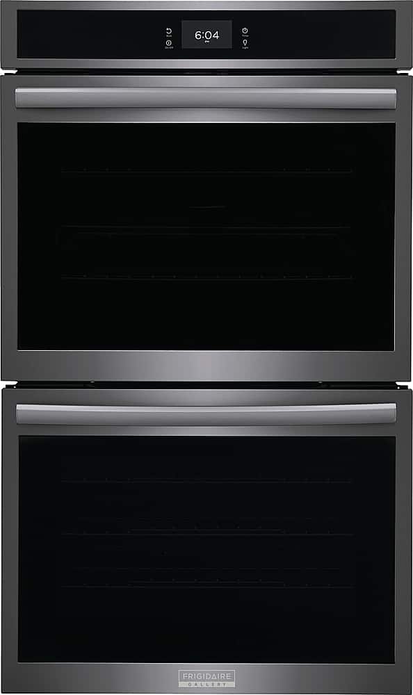 Frigidaire - Gallery 30" Double Electric Wall Oven with Total Convection - Black Stainless Steel product image