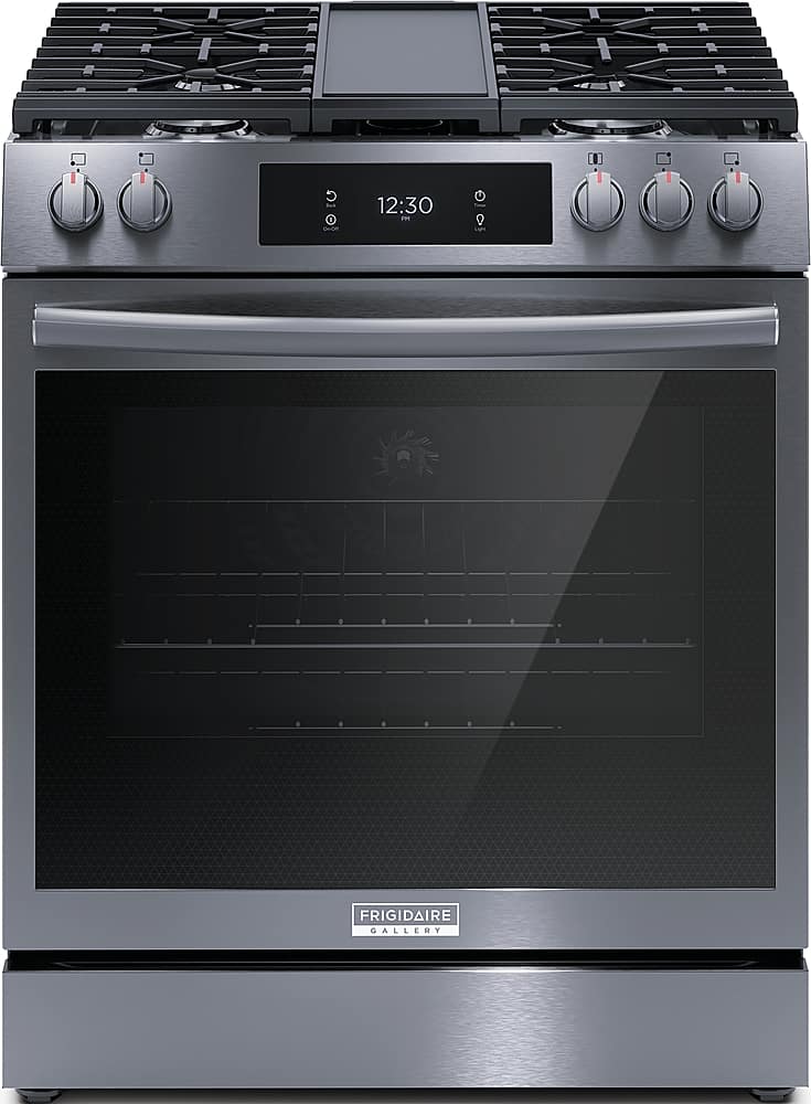 Frigidaire - Gallery 6.1 Cu. Ft. Slide-In Gas Total Convection Range with No Preheat and Air Fry - Black product image