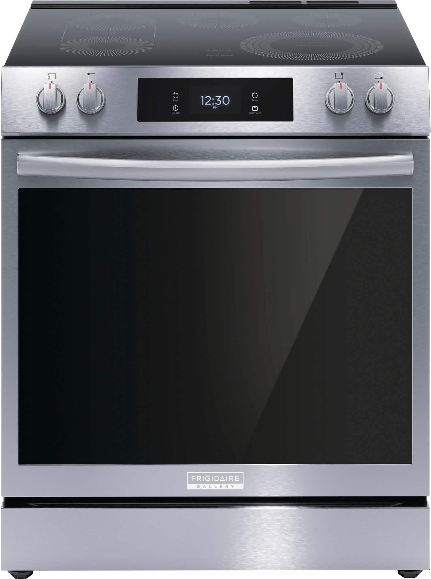 Frigidaire - Gallery 6.2 Cu. Ft. Freestanding Electric Total Convection Range with Self-cleaning and Air Fry - Stainless Ste…