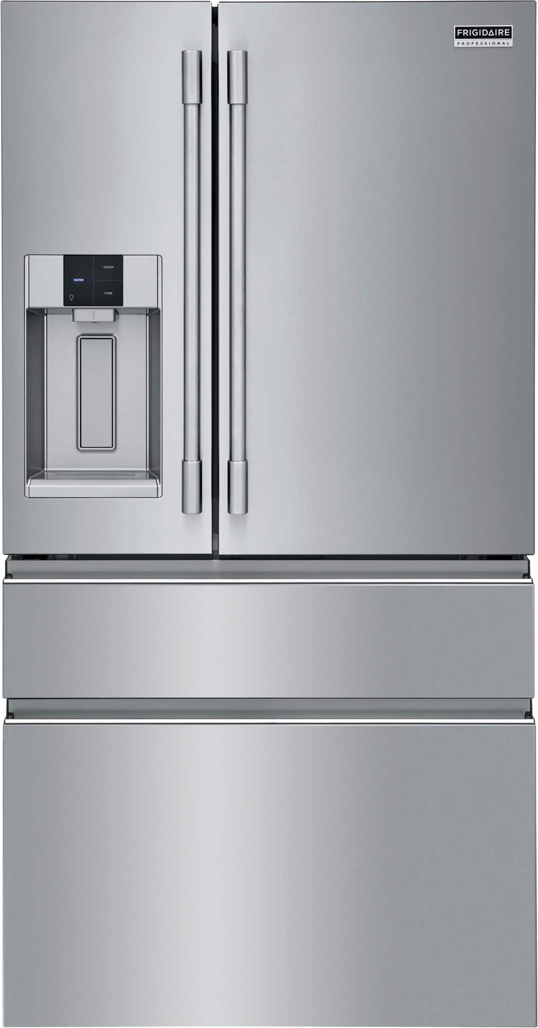 Frigidaire - Professional 21.4 Cu. Ft. 4-Door French Door Counter-Depth Refrigerator with Dual Ice Maker - Smudge Proof Stai…