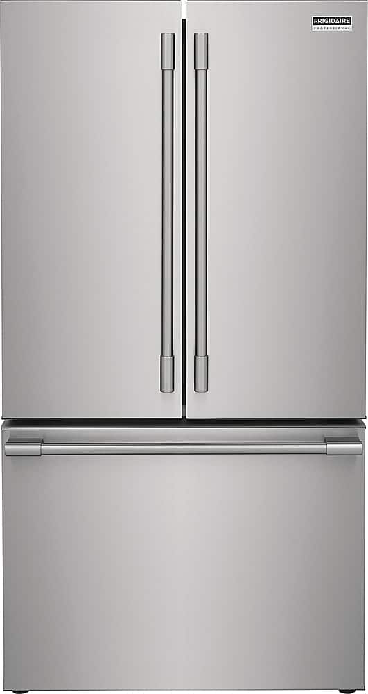Frigidaire - Professional 23.3 Cu. Ft. French Door Counter-Depth Refrigerator with Internal Water Dispenser - Smudge Proof S…