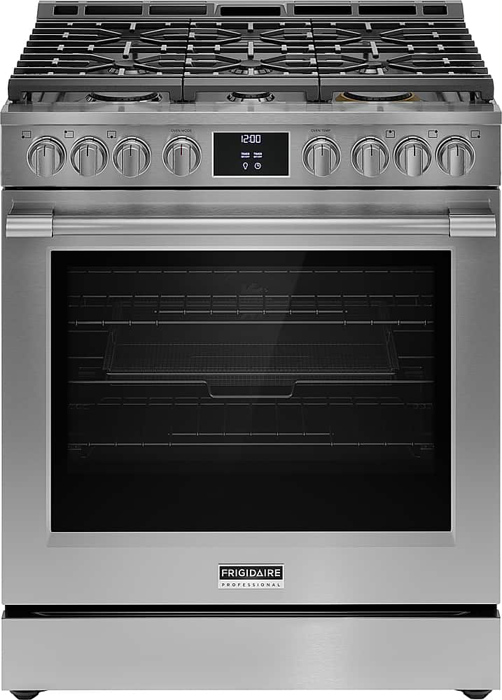 Frigidaire - Professional 6.0 Cu. Ft. Slide-In Total Convection Range with Air Fry - Stainless Steel product image