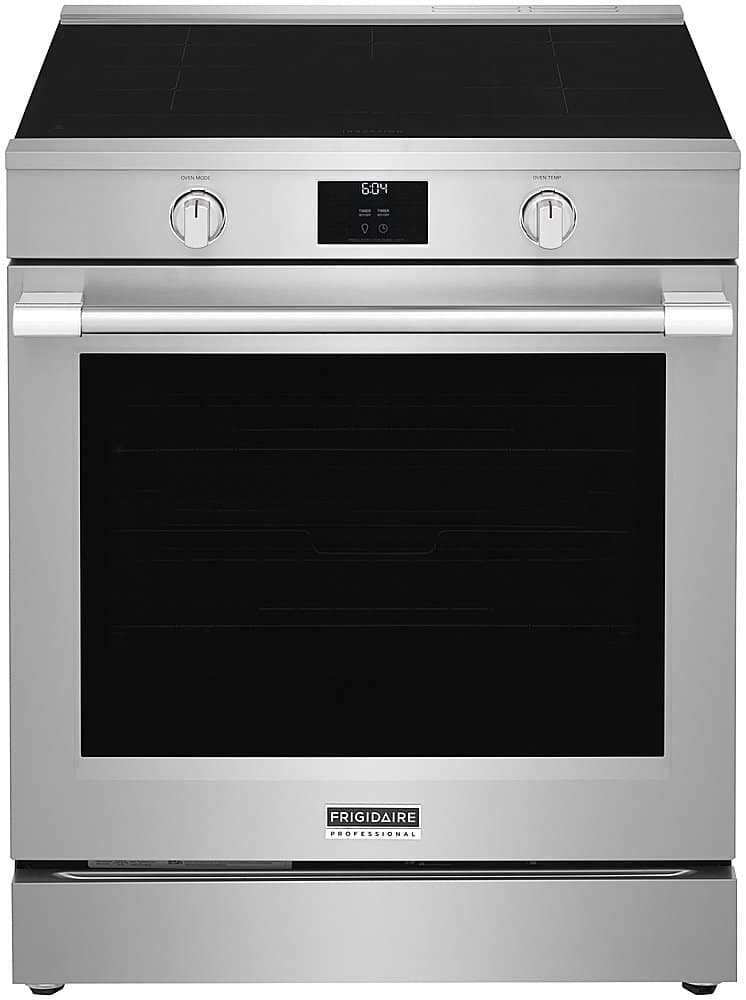 Frigidaire - Professional 6.2 Cu. Ft Slide-In Induction Range with Total Convection - Stainless Steel product image