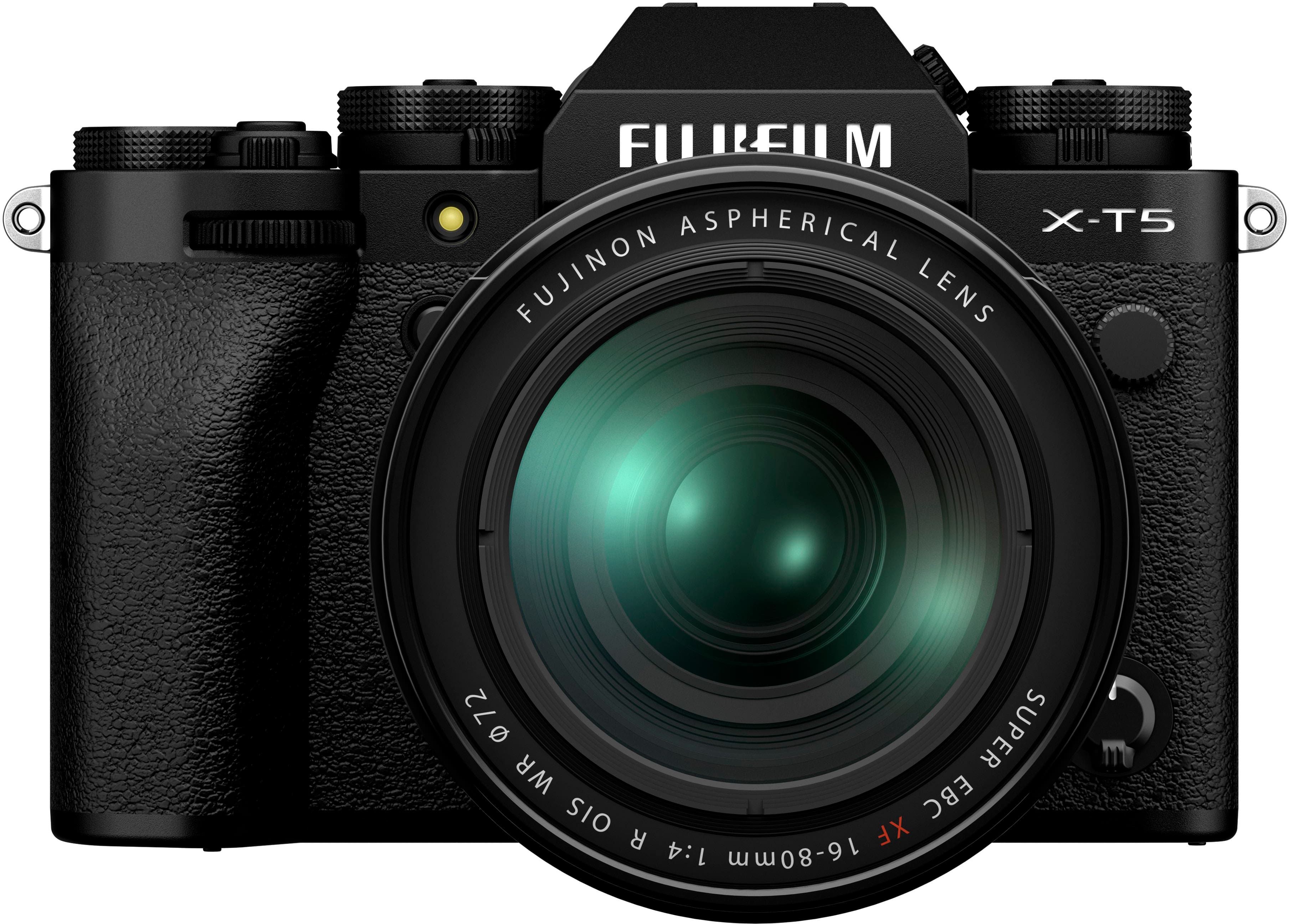 Fujifilm - X-T5 Mirrorless Camera with XF16-80mmF4 R OIS WR Lens Bundle - Black product image