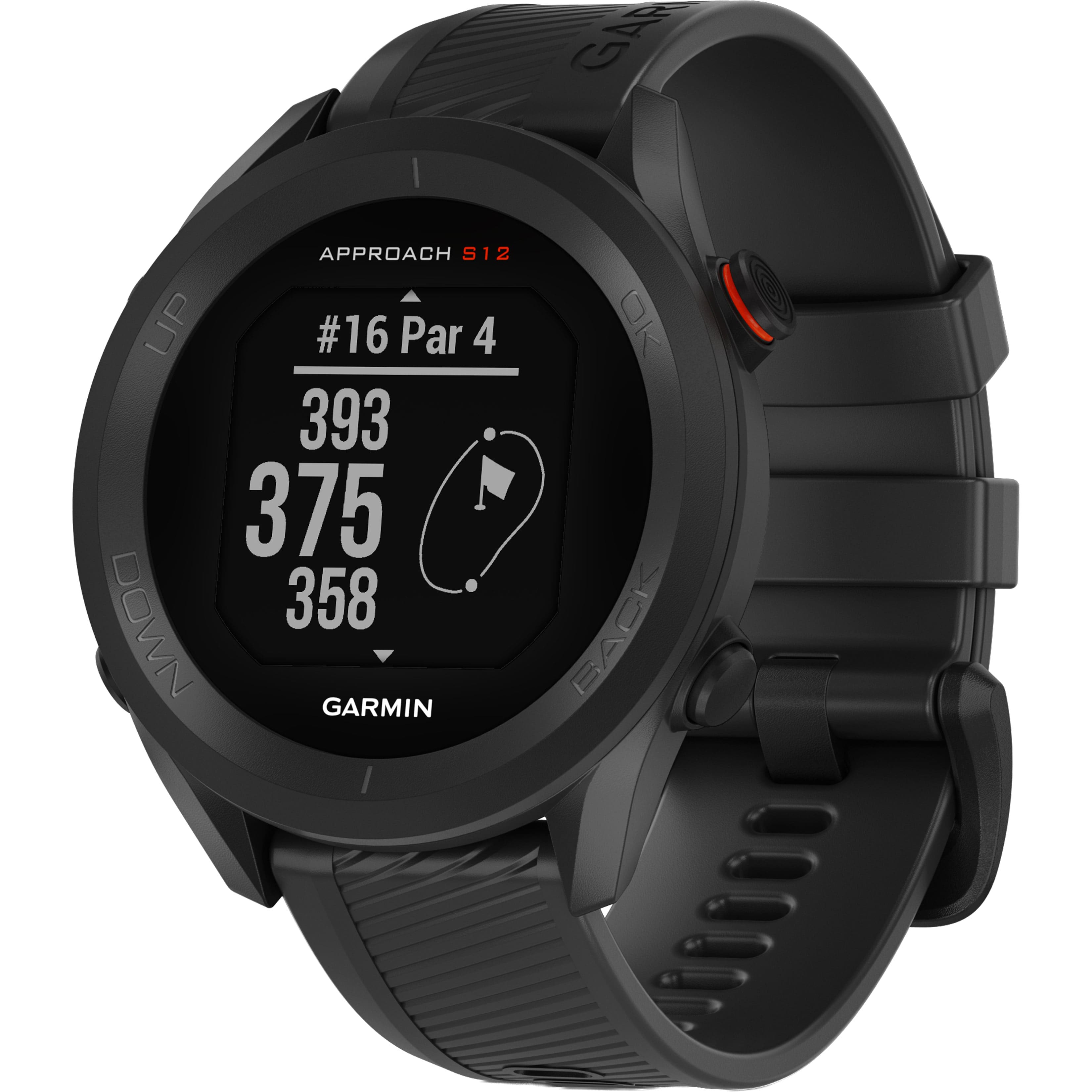 Garmin - Approach S12 GPS Smartwatch 33mm Fiber-Reinforced Polymer - Black - (2021) product image