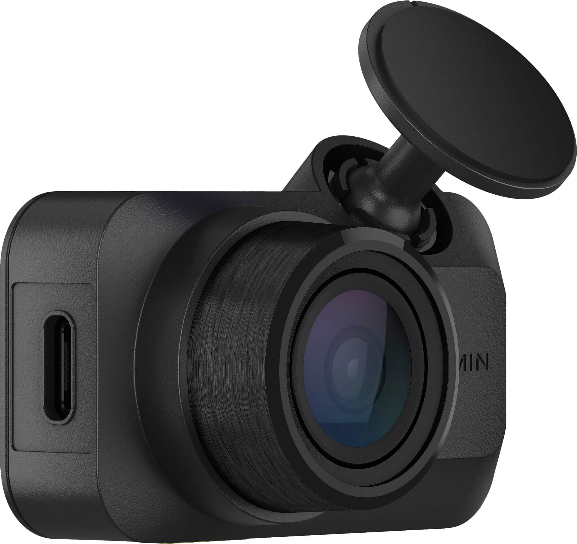 Garmin - Dash Cam Mini 3 Ultracompact 1080p Dash Cam with a 140-degree Field of View and built-in Clarity Polarizer - Black…