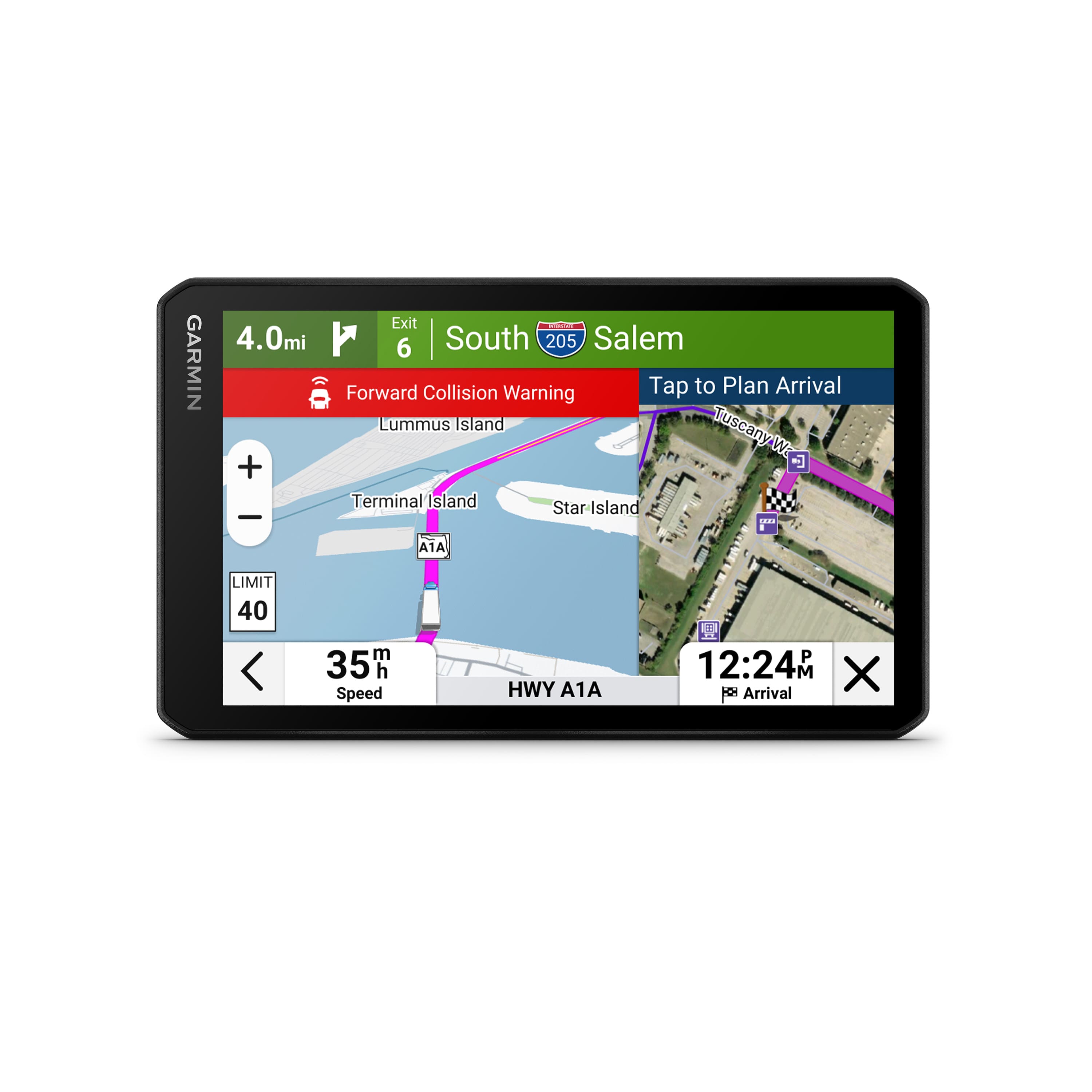 Garmin - dezl OTR 725 7" Trucking GPS with Built-in Dash Cam - Black product image