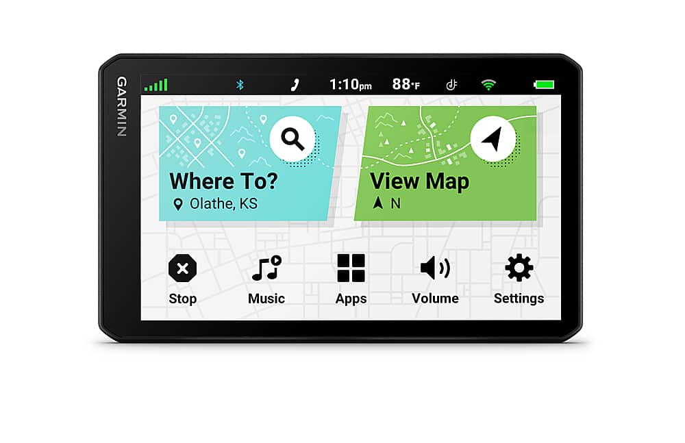 Garmin - DriveCam 76 7" GPS Navigator with Built-In Camera and Built-In Bluetooth - Black product image