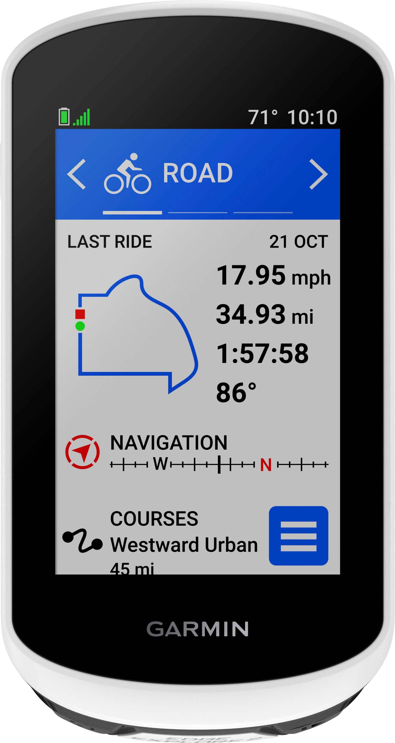 Garmin - Edge Explore 2 3" Bike GPS with Built-In Bluetooth - Black product image