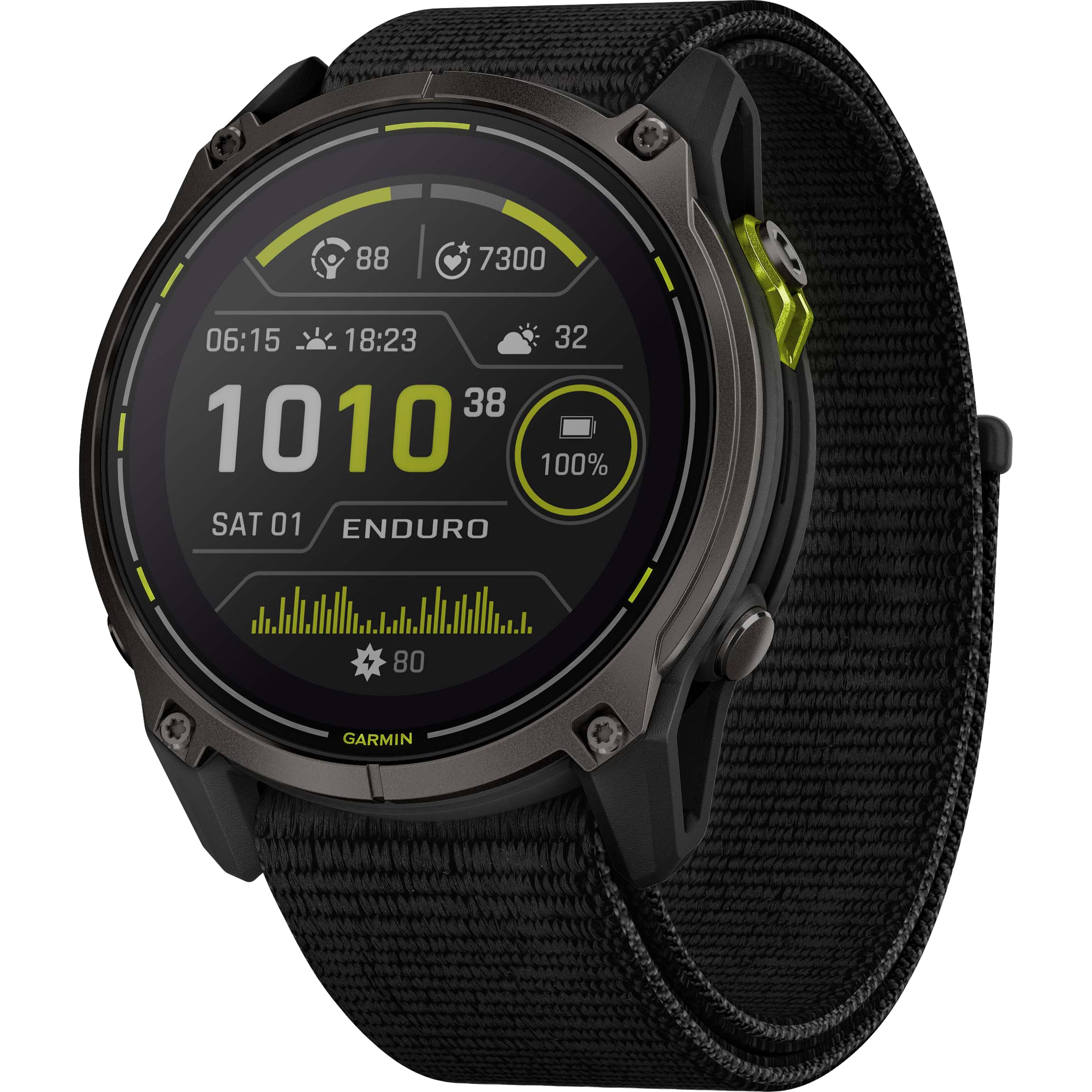 Garmin - Enduro 3 Solar GPS Smartwatch 51mm Fiber-reinforced polymer - Carbon Gray DLC titanium - (2024) product image