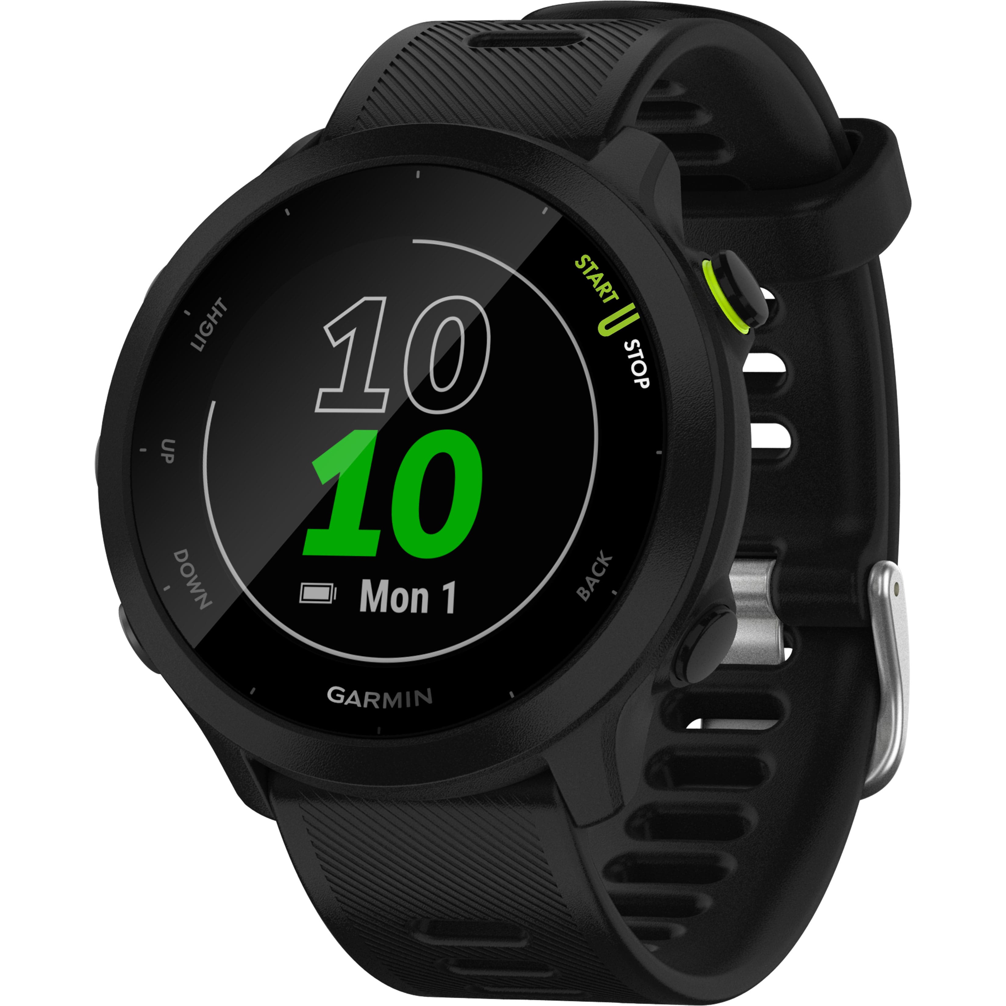 Garmin - Forerunner 55 GPS Smartwatch 42mm Fiber-Reinforced Polymer - Black - (2021) product image