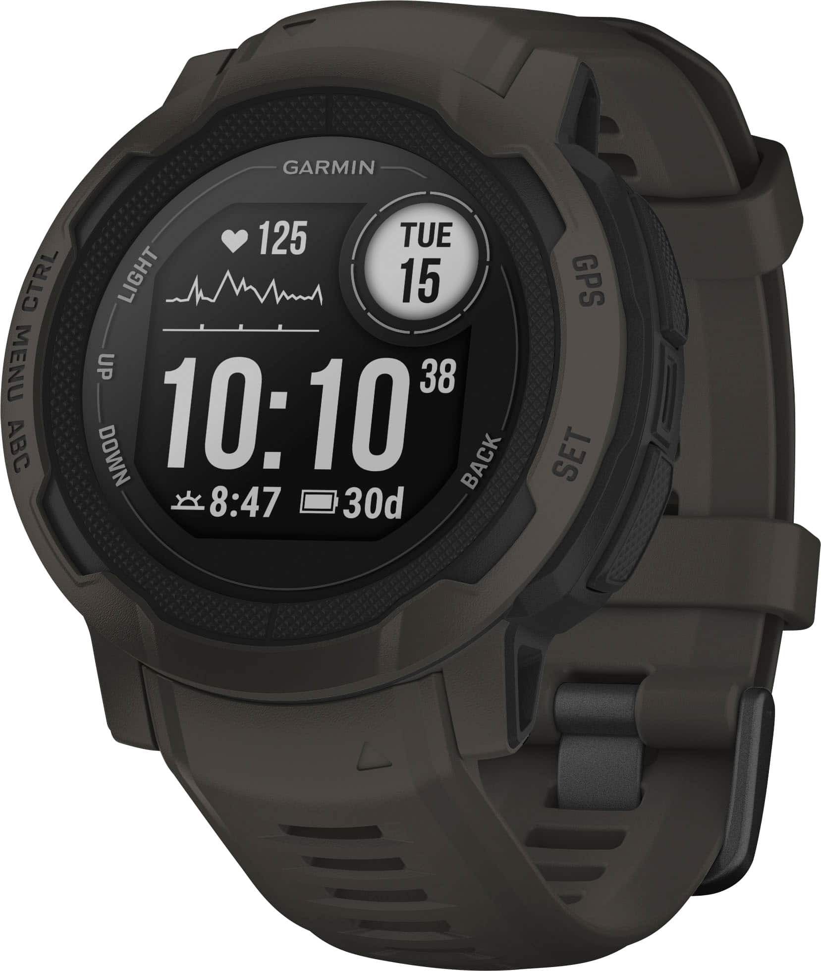 Garmin - Instinct 2 45 mm Smartwatch Fiber-reinforced Polymer - Graphite - (2022) product image