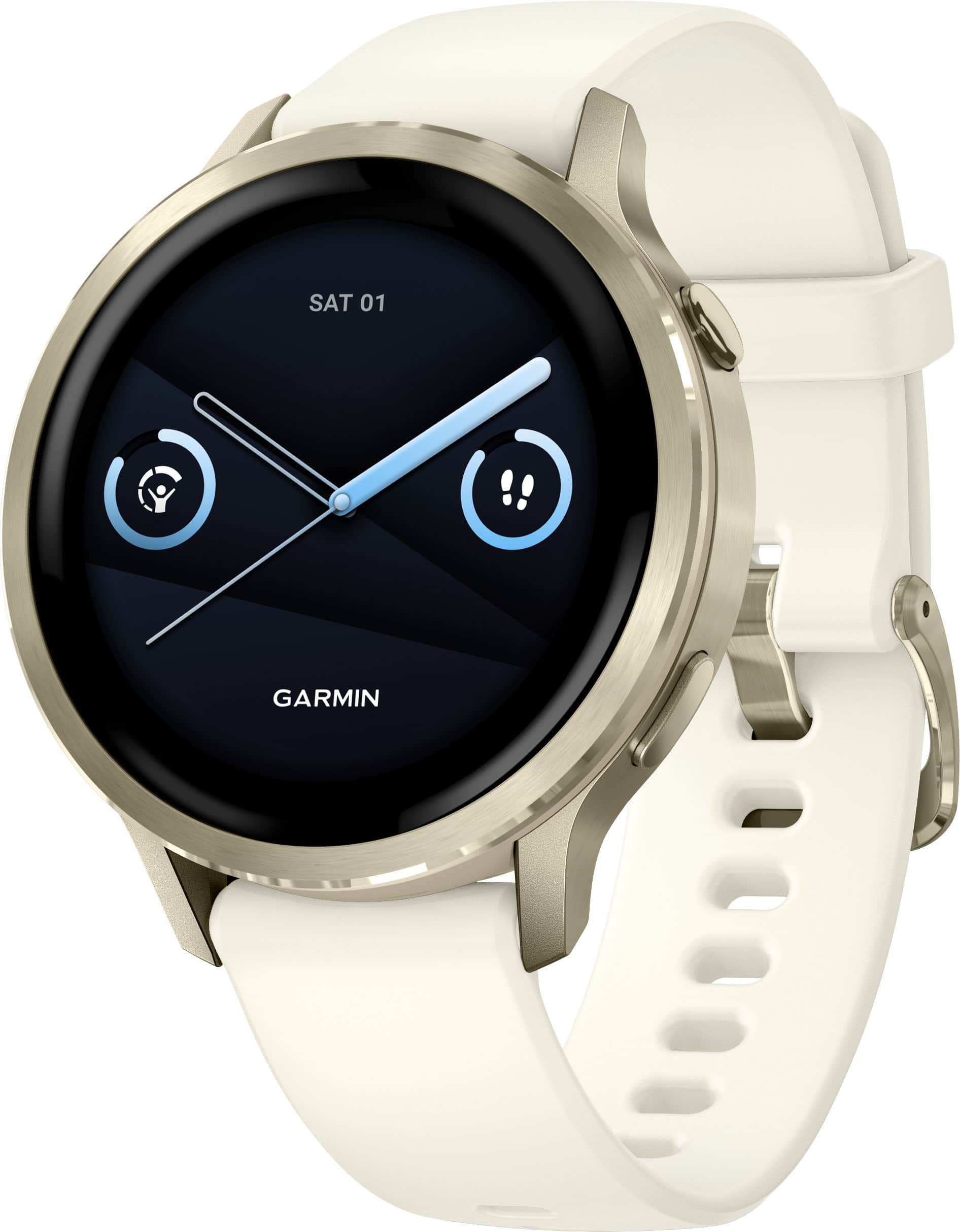 Garmin - Venu 4 GPS Smartwatch 41 mm Fiber-reinforced polymer - Lunar Gold - (2025) product image