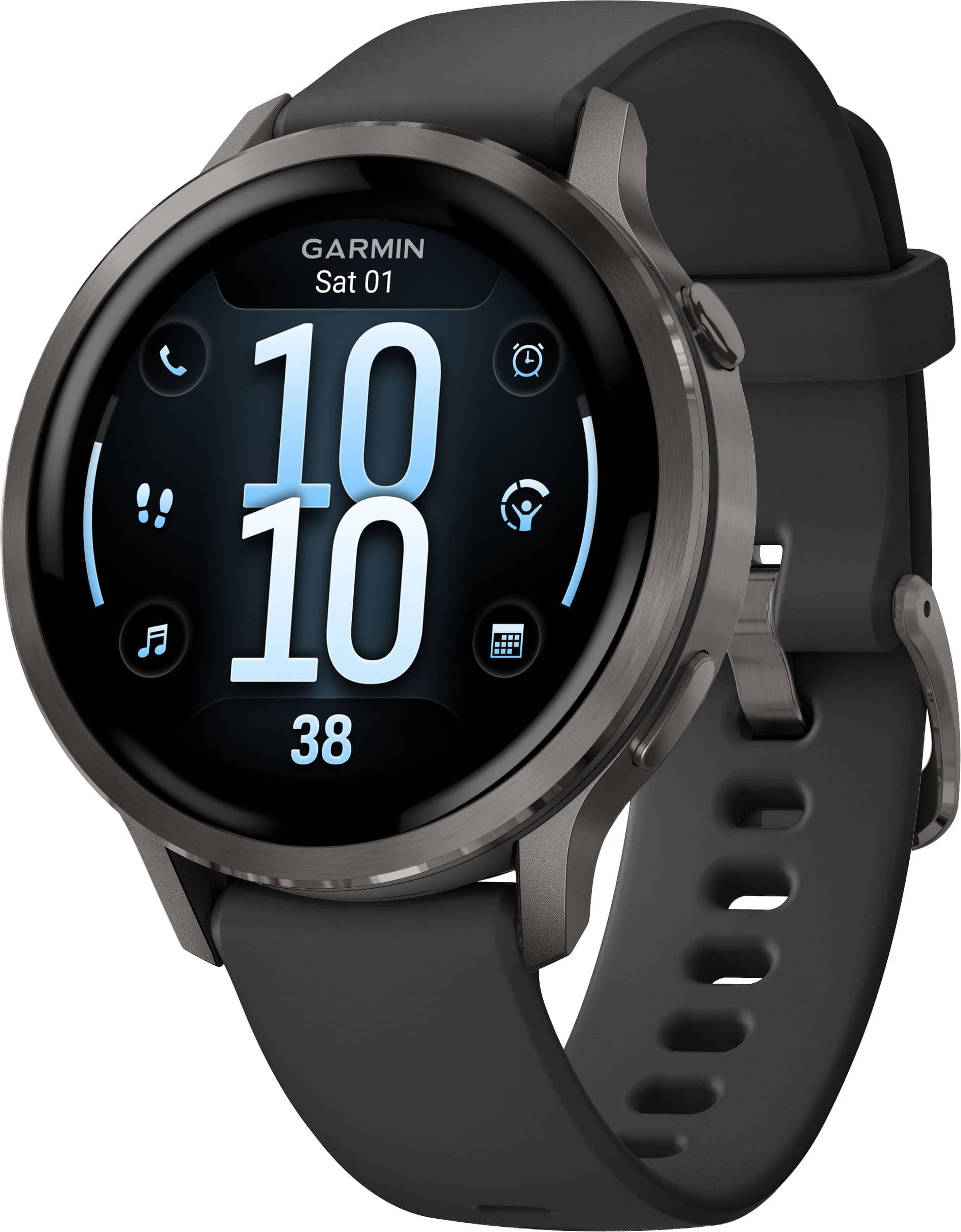 Garmin - Venu 4 GPS Smartwatch 41 mm Fiber-reinforced polymer - Slate - (2025) product image