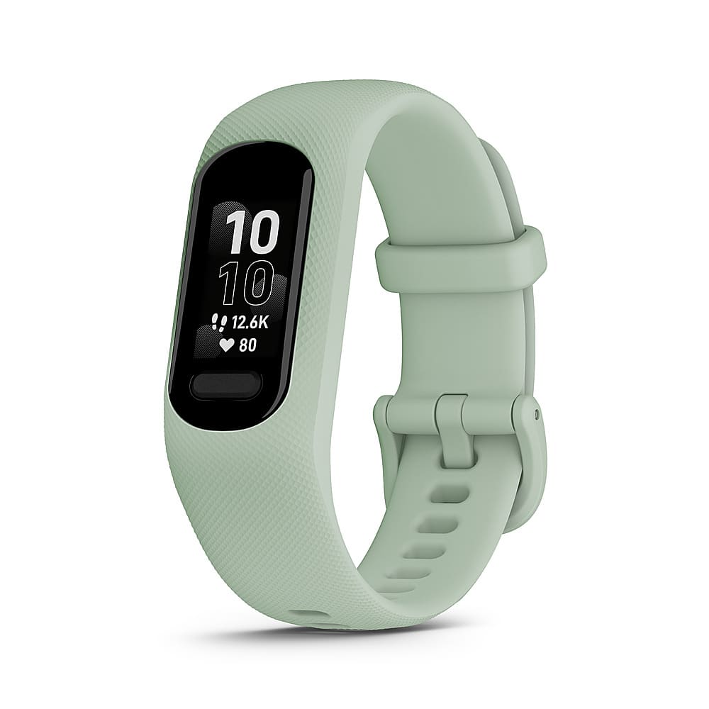 Garmin - vívosmart 5 Smart Fitness Tracker + Heart Rate Small/Medium - Cool Mint - (2023) product image