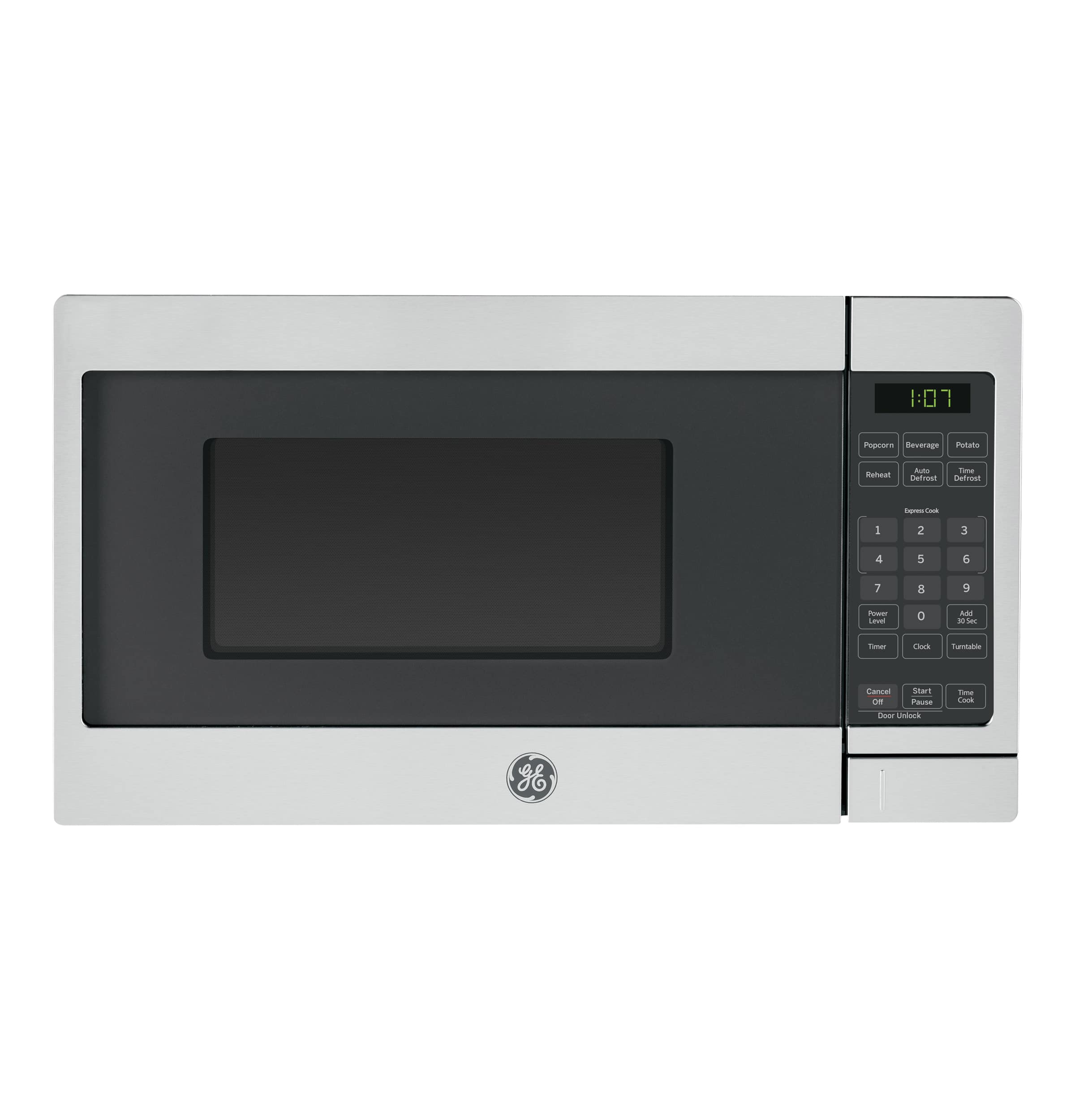 GE - 0.7 Cu. Ft. Countertop Microwave with Convenience Cooking Controls - Stainless Steel product image