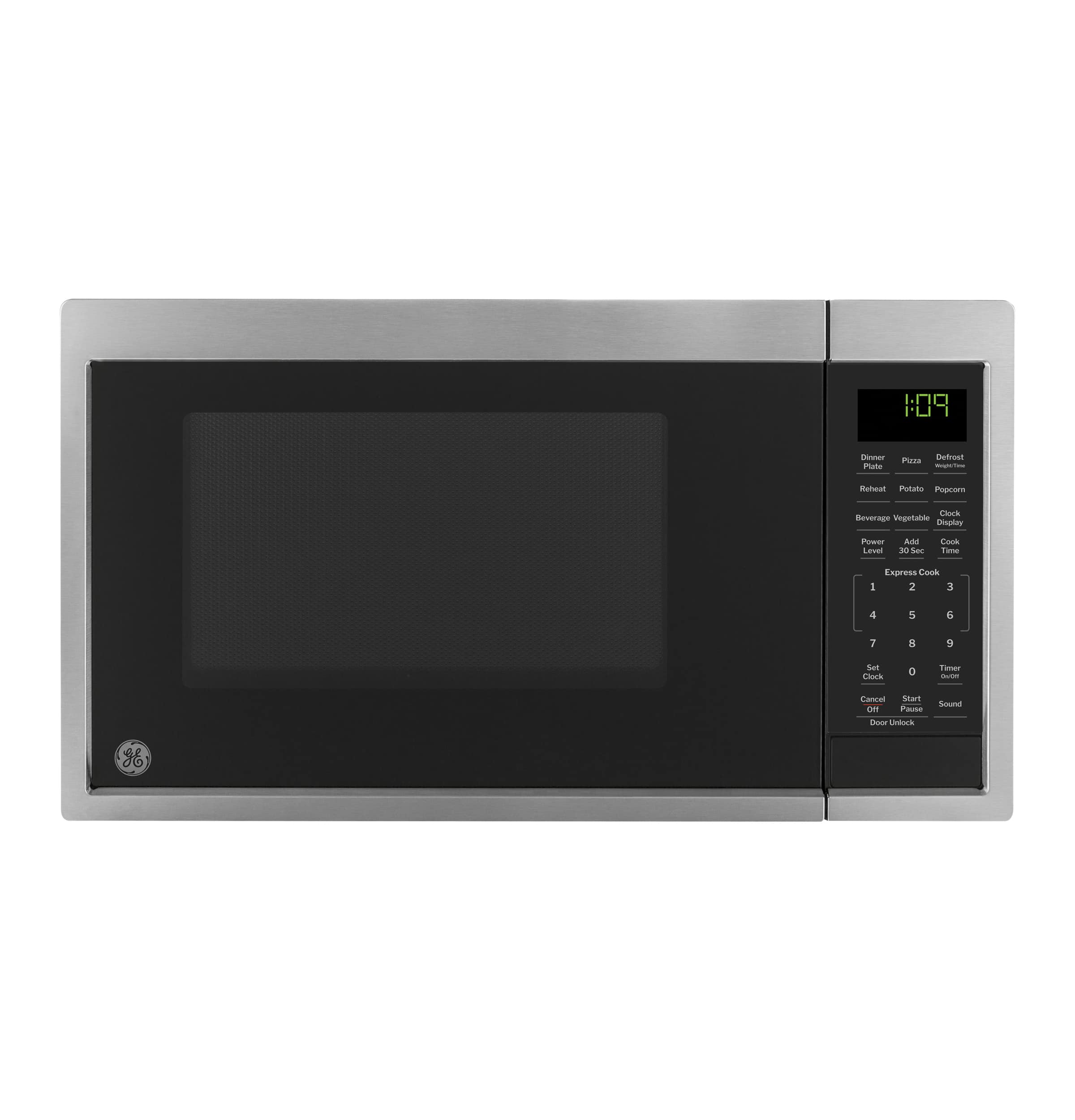 GE - 0.9 Cu. Ft. Countertop Microwave with Convenience Cooking Controls - Stainless Steel product image