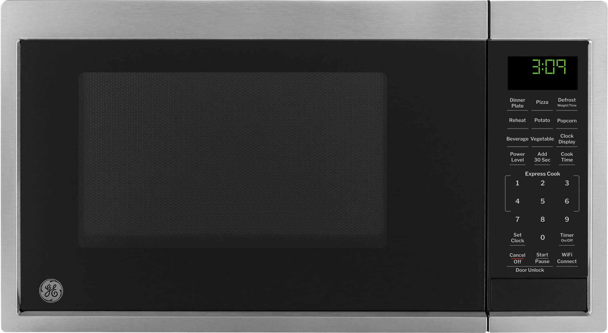GE - 0.9 Cu. Ft. Countertop Microwave with Scan-to-Cook Technology - Stainless Steel product image