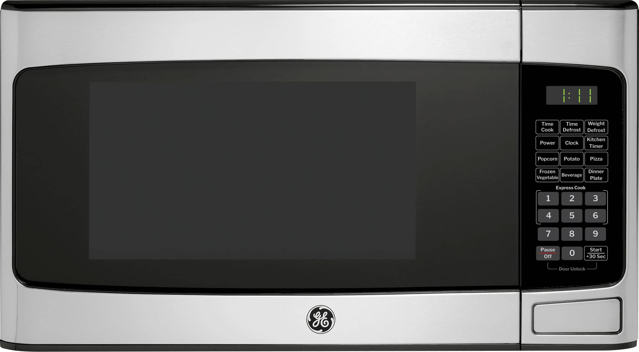 GE - 1.1 Cu. Ft. Countertop Microwave with Convenience Cooking Controls - Stainless Steel product image