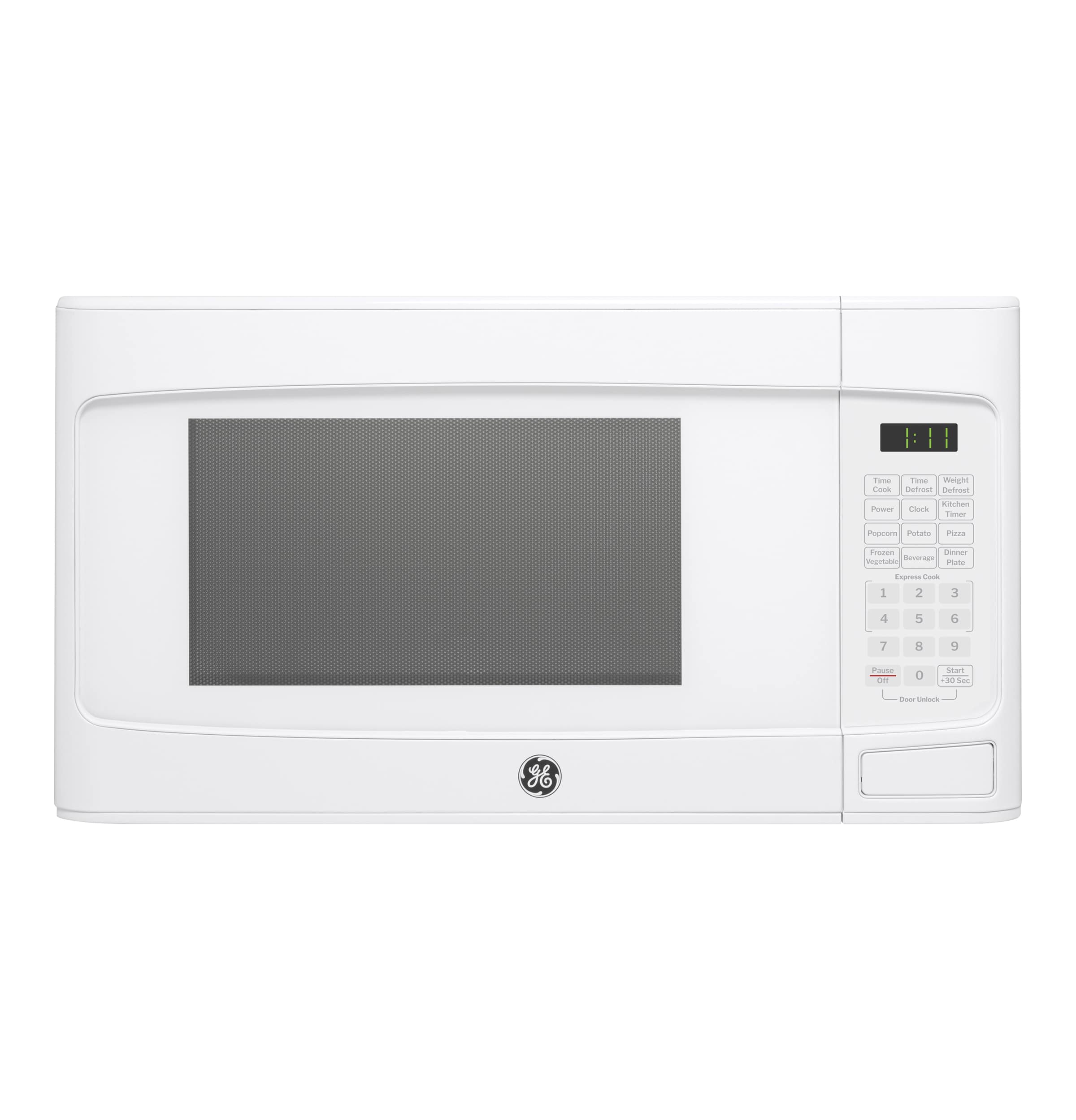 GE - 1.1 Cu. Ft. Countertop Microwave with Convenience Cooking Controls - White product image