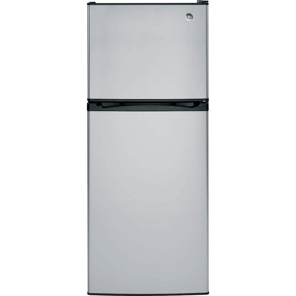 GE - 11.6 Cu. Ft. Top-Freezer Refrigerator with ENERGY STAR Certification - Stainless Steel product image