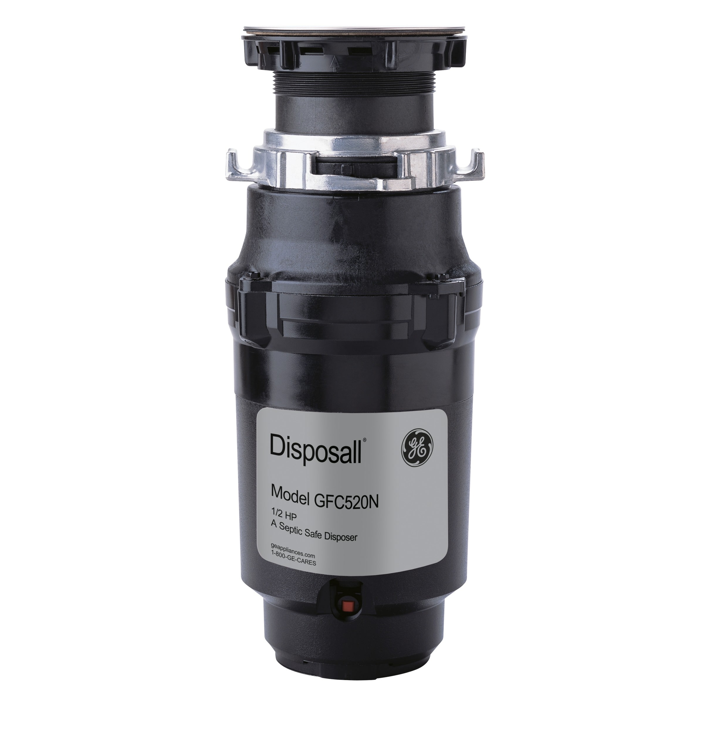 GE - 1/2 HP Continuous Feed Garbage Disposer - Black product image