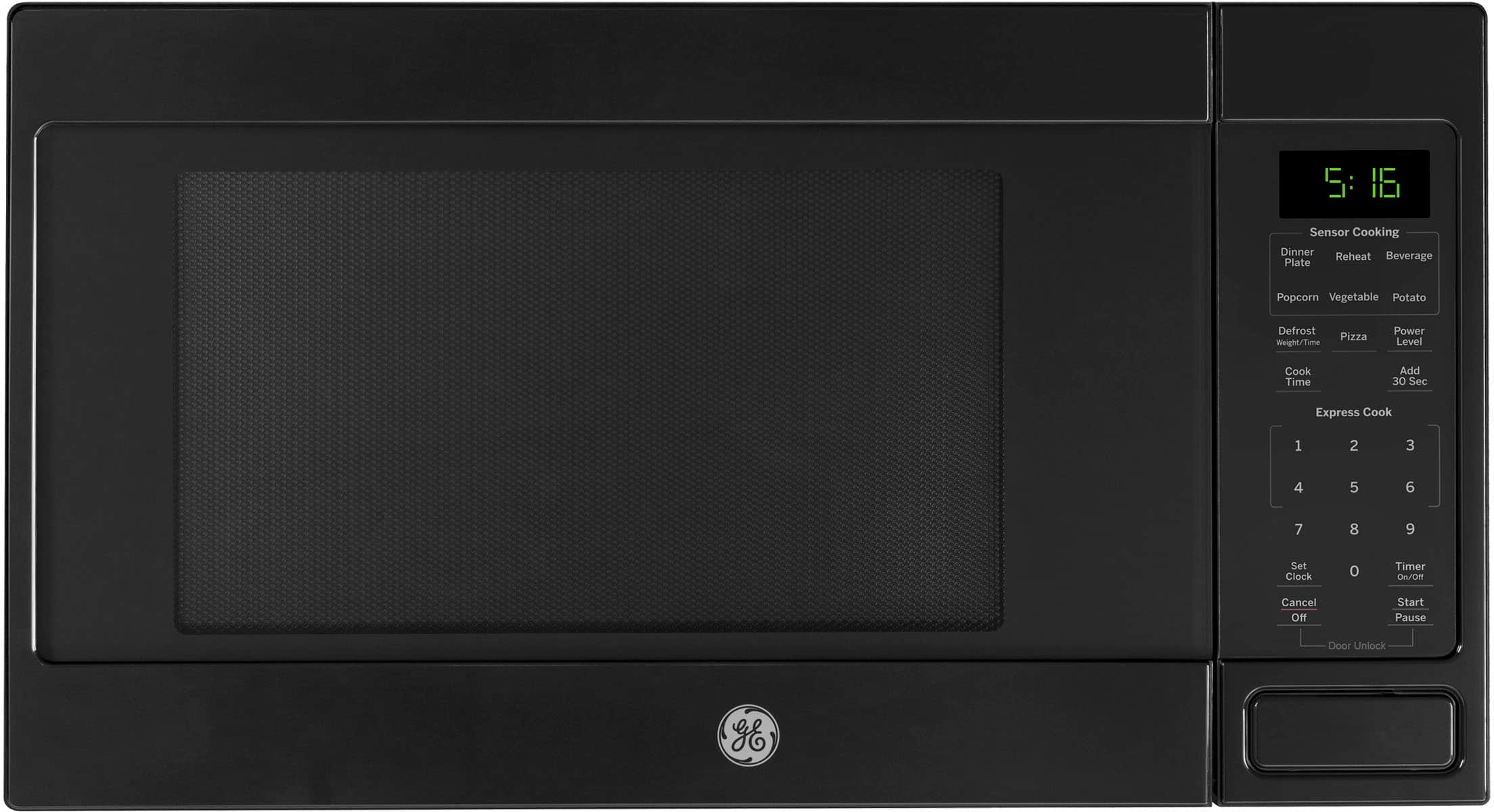 GE - 1.6 Cu. Ft. Countertop Microwave with Sensor Cooking and Defrost - Black product image
