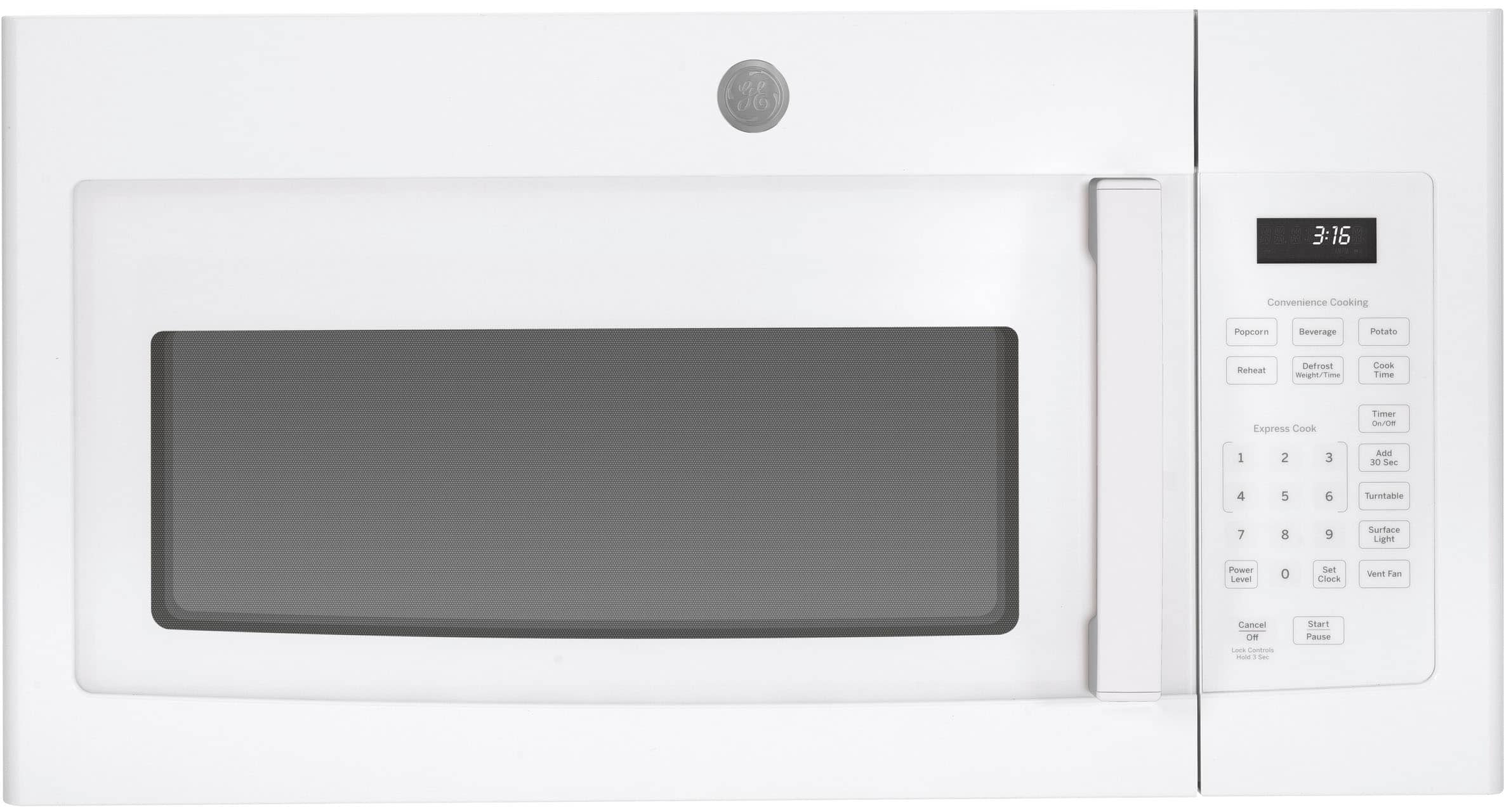 GE - 1.6 Cu. Ft. Over-the-Range Microwave with Convenience Cooking Controls - White product image
